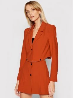 KARL LAGERFELD Γυναίκες Σακάκια & Μπλέιζερ Μπλέιζερ Strudio Transformer 211W1404 Πορτοκαλί Slim Fit Πορτοκαλί