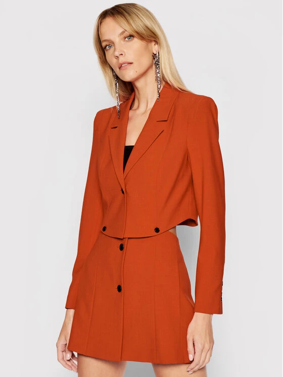 KARL LAGERFELD Γυναίκες Σακάκια & Μπλέιζερ Μπλέιζερ Strudio Transformer 211W1404 Πορτοκαλί Slim Fit Πορτοκαλί 1 KARL LAGERFELD Γυναίκες Σακάκια & Μπλέιζερ Μπλέιζερ Strudio Transformer 211W1404 Πορτοκαλί Slim Fit Πορτοκαλί