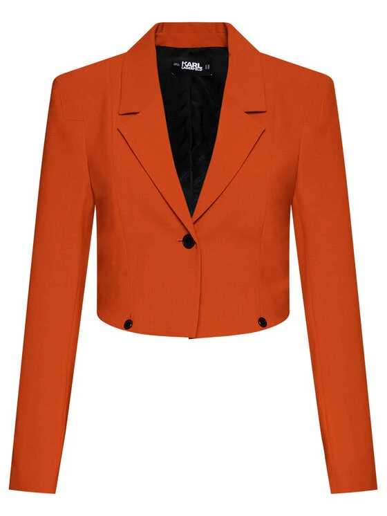 KARL LAGERFELD Γυναίκες Σακάκια & Μπλέιζερ Μπλέιζερ Strudio Transformer 211W1404 Πορτοκαλί Slim Fit Πορτοκαλί 6 KARL LAGERFELD Γυναίκες Σακάκια & Μπλέιζερ Μπλέιζερ Strudio Transformer 211W1404 Πορτοκαλί Slim Fit Πορτοκαλί - Image 6