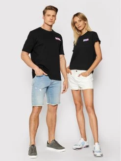 KARL LAGERFELD Γυναίκες T-shirts T-Shirt Unisex Balloon Logo 211U1705 Μαύρο Regular Fit Μαύρο