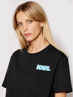 KARL LAGERFELD Γυναίκες T-shirts T-Shirt Unisex Balloon Logo 211U1705 Μαύρο Regular Fit Μαύρο -KARL LAGERFELD Κατάστημα unnamed file 4157