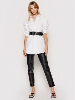 KARL LAGERFELD Άνδρες Casual Πουκάμισα Πουκάμισο Unisex Poplin 211U1600 Λευκό Regular Fit Λευκό -KARL LAGERFELD Κατάστημα unnamed file 4161