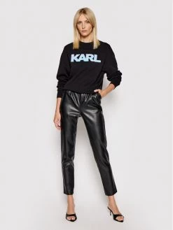 KARL LAGERFELD Γυναίκες Μπλούζες Μπλούζα Unisex Balloon Logo 211U1804 Μαύρο Regular Fit Μαύρο -KARL LAGERFELD Κατάστημα unnamed file 4166