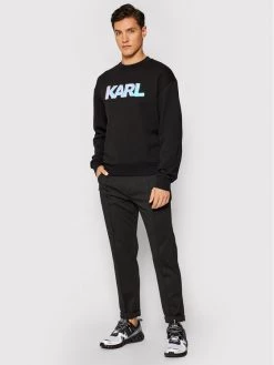 KARL LAGERFELD Γυναίκες Μπλούζες Μπλούζα Unisex Balloon Logo 211U1804 Μαύρο Regular Fit Μαύρο -KARL LAGERFELD Κατάστημα unnamed file 4167