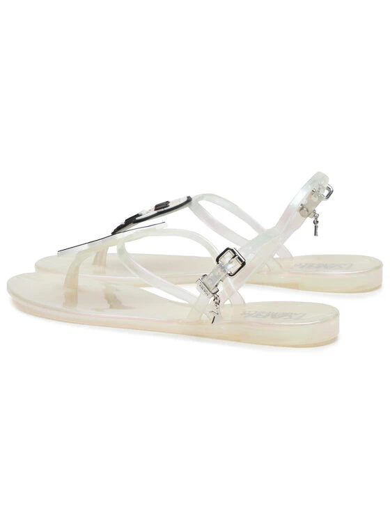 KARL LAGERFELD Γυναίκες Σανδάλια KL80002 Λευκό Λευκό 3 KARL LAGERFELD Γυναίκες Σανδάλια KL80002 Λευκό Λευκό - Image 3