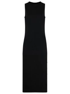 KARL LAGERFELD Γυναίκες Καθημερινά Φορέματα Φόρεμα καθημερινό Logo Tape Snap 211W1365 Μαύρο Slim Fit Μαύρο -KARL LAGERFELD Κατάστημα unnamed file 420