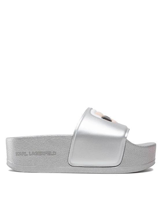 KARL LAGERFELD Γυναίκες Παντόφλες KL80805 Ασημί Ασημί 2 KARL LAGERFELD Γυναίκες Παντόφλες KL80805 Ασημί Ασημί - Image 2