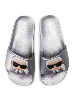KARL LAGERFELD Γυναίκες Παντόφλες KL80905 Ασημί Ασημί -KARL LAGERFELD Κατάστημα unnamed file 4284