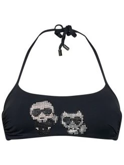 KARL LAGERFELD Γυναίκες Μπικίνι πάνω μέρος Karl&Chaupette KL21WTP10 Μαύρο Μαύρο -KARL LAGERFELD Κατάστημα unnamed file 441