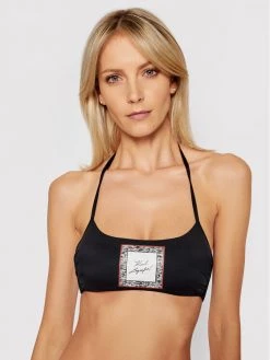 KARL LAGERFELD Γυναίκες Μπικίνι πάνω μέρος KL21WTP12 Μαύρο Μαύρο