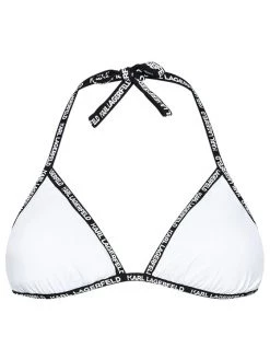KARL LAGERFELD Γυναίκες Μπικίνι πάνω μέρος Branded Tape KL21WTP01 Λευκό Λευκό -KARL LAGERFELD Κατάστημα unnamed file 454