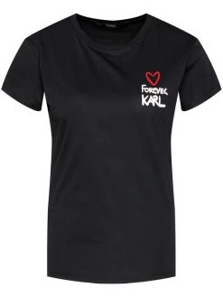 KARL LAGERFELD Γυναίκες T-shirts T-Shirt Forever 205W1702 Μαύρο Regular Fit Μαύρο -KARL LAGERFELD Κατάστημα unnamed file 466