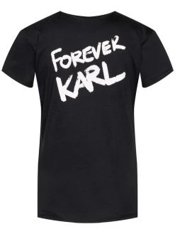 KARL LAGERFELD Γυναίκες T-shirts T-Shirt Forever 205W1702 Μαύρο Regular Fit Μαύρο -KARL LAGERFELD Κατάστημα unnamed file 467