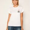KARL LAGERFELD Γυναίκες T-shirts T-Shirt Forever 205W1702 Λευκό Long Fit Λευκό