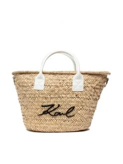 KARL LAGERFELD Γυναίκες Τσάντες Ψάθινες Τσάντα 221W3081 Μπεζ Μπεζ