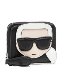 KARL LAGERFELD Γυναίκες Πορτοφόλια Μικρό Πορτοφόλι Γυναικείο 220W3218 Μαύρο Μαύρο