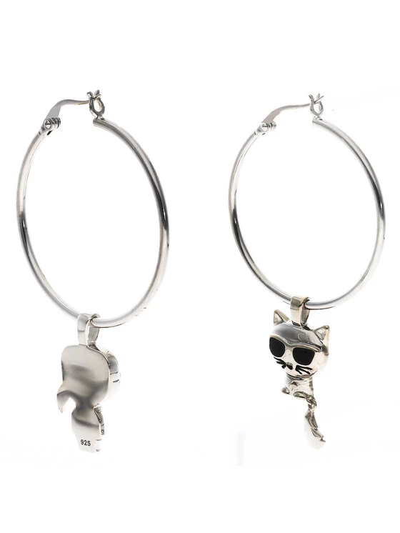 KARL LAGERFELD Γυναίκες Σκουλαρίκια 220W3910 Ασημί Ασημί 2 KARL LAGERFELD Γυναίκες Σκουλαρίκια 220W3910 Ασημί Ασημί - Image 2