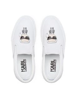 KARL LAGERFELD Γυναίκες Κλειστά Παπούτσια Πάνινα παπούτσια KL60300 Λευκό Λευκό -KARL LAGERFELD Κατάστημα unnamed file 698