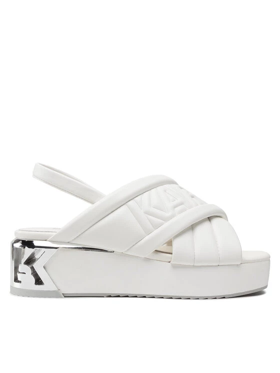 KARL LAGERFELD Γυναίκες Σανδάλια KL80628 Λευκό Λευκό 2 KARL LAGERFELD Γυναίκες Σανδάλια KL80628 Λευκό Λευκό - Image 2