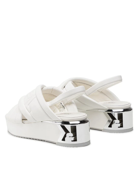 KARL LAGERFELD Γυναίκες Σανδάλια KL80628 Λευκό Λευκό 3 KARL LAGERFELD Γυναίκες Σανδάλια KL80628 Λευκό Λευκό - Image 3