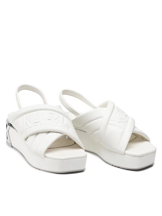 KARL LAGERFELD Γυναίκες Σανδάλια KL80628 Λευκό Λευκό 5 KARL LAGERFELD Γυναίκες Σανδάλια KL80628 Λευκό Λευκό - Image 5