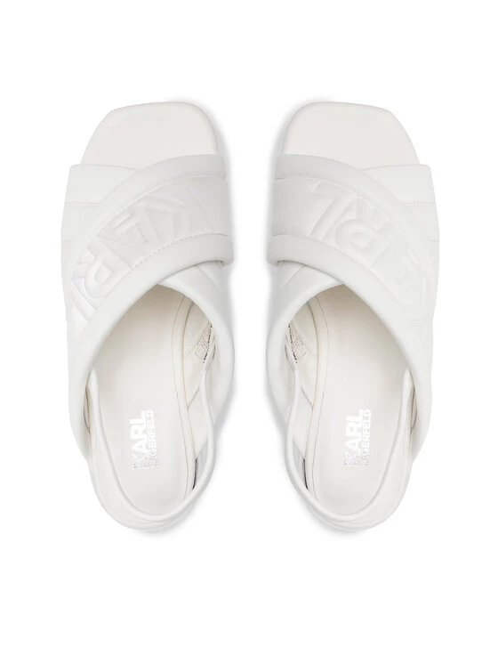 KARL LAGERFELD Γυναίκες Σανδάλια KL80628 Λευκό Λευκό 6 KARL LAGERFELD Γυναίκες Σανδάλια KL80628 Λευκό Λευκό - Image 6