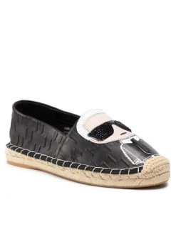 KARL LAGERFELD Γυναίκες Κλειστά Παπούτσια Εσπαντρίγιες KL80121 Μαύρο Μαύρο