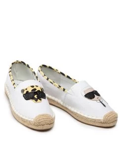 KARL LAGERFELD Γυναίκες Κλειστά Παπούτσια Εσπαντρίγιες KL80117L Λευκό Λευκό -KARL LAGERFELD Κατάστημα unnamed file 727