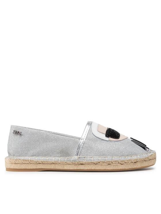 KARL LAGERFELD Γυναίκες Κλειστά Παπούτσια Εσπαντρίγιες KL80111 Ασημί Ασημί 2 KARL LAGERFELD Γυναίκες Κλειστά Παπούτσια Εσπαντρίγιες KL80111 Ασημί Ασημί - Image 2
