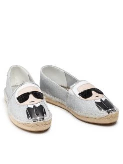 KARL LAGERFELD Γυναίκες Κλειστά Παπούτσια Εσπαντρίγιες KL80111 Ασημί Ασημί 10 KARL LAGERFELD Γυναίκες Κλειστά Παπούτσια Εσπαντρίγιες KL80111 Ασημί Ασημί -KARL LAGERFELD Κατάστημα unnamed file 733