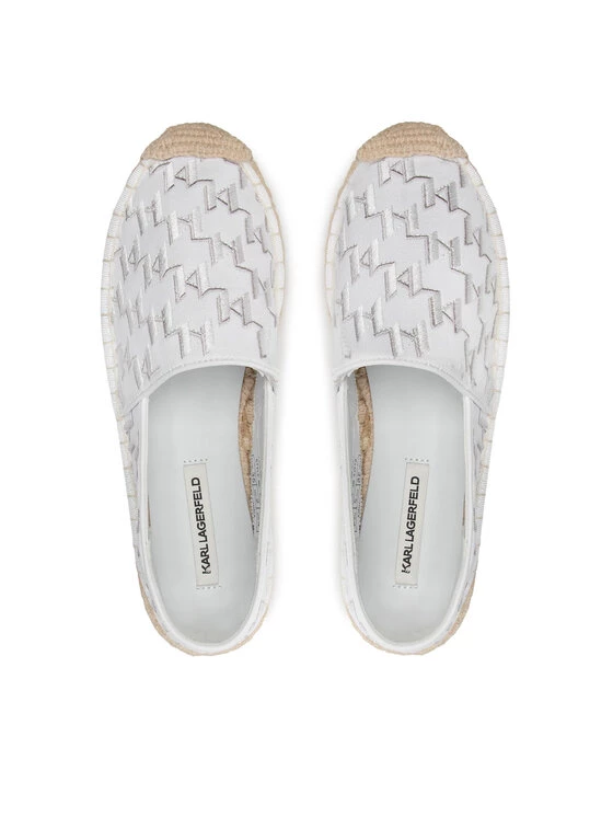KARL LAGERFELD Γυναίκες Κλειστά Παπούτσια Εσπαντρίγιες KL80112 Λευκό Λευκό 6 KARL LAGERFELD Γυναίκες Κλειστά Παπούτσια Εσπαντρίγιες KL80112 Λευκό Λευκό - Image 6