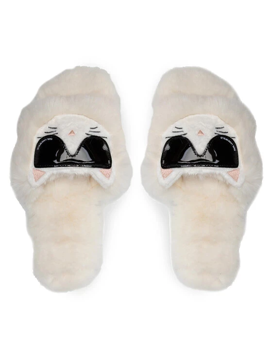 KARL LAGERFELD Γυναίκες Παντόφλες Σπιτιού KL49110 Λευκό Λευκό 6 KARL LAGERFELD Γυναίκες Παντόφλες Σπιτιού KL49110 Λευκό Λευκό - Image 6