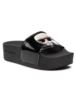 KARL LAGERFELD Γυναίκες Παντόφλες KL80806 Μαύρο Μαύρο