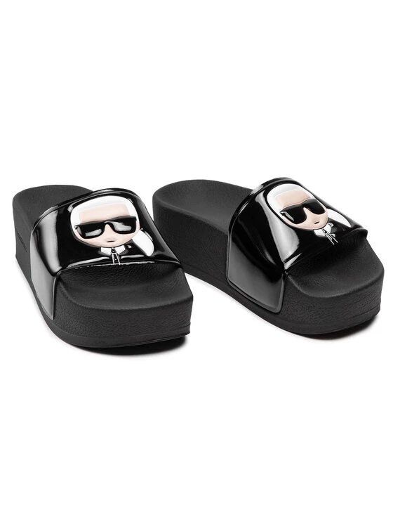 KARL LAGERFELD Γυναίκες Παντόφλες KL80806 Μαύρο Μαύρο 5 KARL LAGERFELD Γυναίκες Παντόφλες KL80806 Μαύρο Μαύρο - Image 5