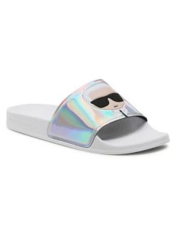 KARL LAGERFELD Γυναίκες Παντόφλες KL80905 Ασημί Ασημί