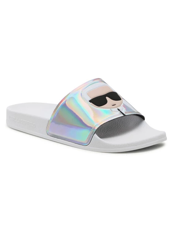 KARL LAGERFELD Γυναίκες Παντόφλες KL80905 Ασημί Ασημί 1 KARL LAGERFELD Γυναίκες Παντόφλες KL80905 Ασημί Ασημί