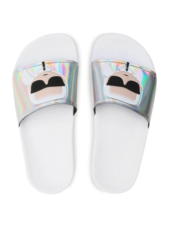 KARL LAGERFELD Γυναίκες Παντόφλες KL80905 Ασημί Ασημί 6 KARL LAGERFELD Γυναίκες Παντόφλες KL80905 Ασημί Ασημί - Image 6