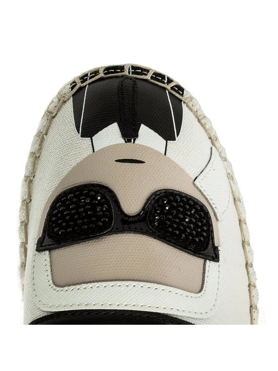 KARL LAGERFELD Γυναίκες Κλειστά Παπούτσια Εσπαντρίγιες KL80111 Λευκό Λευκό 4 KARL LAGERFELD Γυναίκες Κλειστά Παπούτσια Εσπαντρίγιες KL80111 Λευκό Λευκό - Image 4