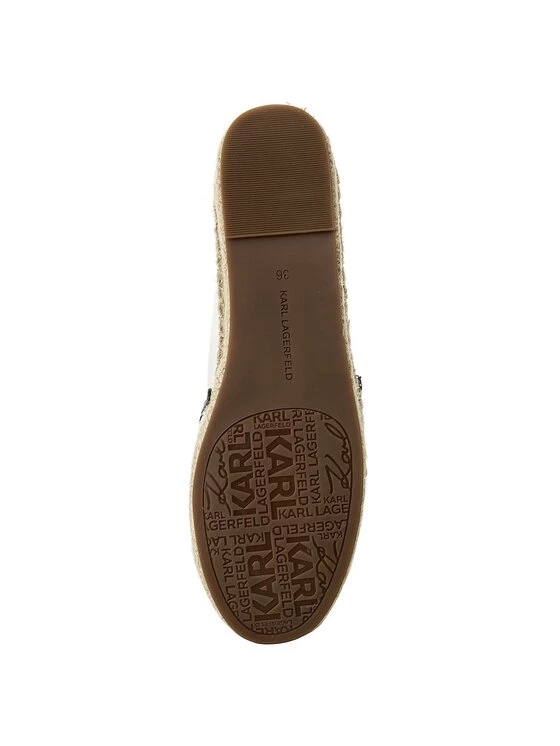 KARL LAGERFELD Γυναίκες Κλειστά Παπούτσια Εσπαντρίγιες KL80111 Λευκό Λευκό 6 KARL LAGERFELD Γυναίκες Κλειστά Παπούτσια Εσπαντρίγιες KL80111 Λευκό Λευκό - Image 6