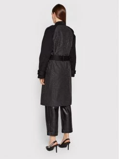 KARL LAGERFELD Γυναίκες Μεταβατικά Παλτά Παλτό μεταβατικό Printed 220W1503 Μαύρο Regular Fit Μαύρο -KARL LAGERFELD Κατάστημα unnamed file 887