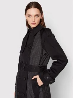 KARL LAGERFELD Γυναίκες Μεταβατικά Παλτά Παλτό μεταβατικό Printed 220W1503 Μαύρο Regular Fit Μαύρο -KARL LAGERFELD Κατάστημα unnamed file 888