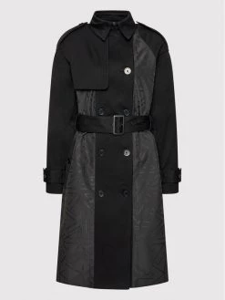 KARL LAGERFELD Γυναίκες Μεταβατικά Παλτά Παλτό μεταβατικό Printed 220W1503 Μαύρο Regular Fit Μαύρο -KARL LAGERFELD Κατάστημα unnamed file 890