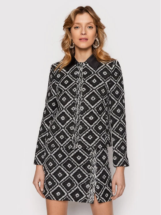 KARL LAGERFELD Γυναίκες Σακάκια & Μπλέιζερ Μπλέιζερ Boucle 220W1402 Μαύρο Regular Fit Μαύρο 1 KARL LAGERFELD Γυναίκες Σακάκια & Μπλέιζερ Μπλέιζερ Boucle 220W1402 Μαύρο Regular Fit Μαύρο