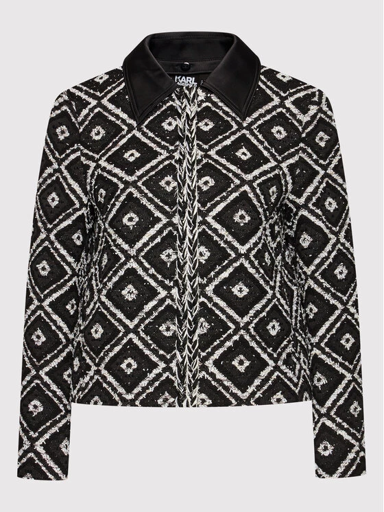 KARL LAGERFELD Γυναίκες Σακάκια & Μπλέιζερ Μπλέιζερ Boucle 220W1402 Μαύρο Regular Fit Μαύρο 6 KARL LAGERFELD Γυναίκες Σακάκια & Μπλέιζερ Μπλέιζερ Boucle 220W1402 Μαύρο Regular Fit Μαύρο - Image 6