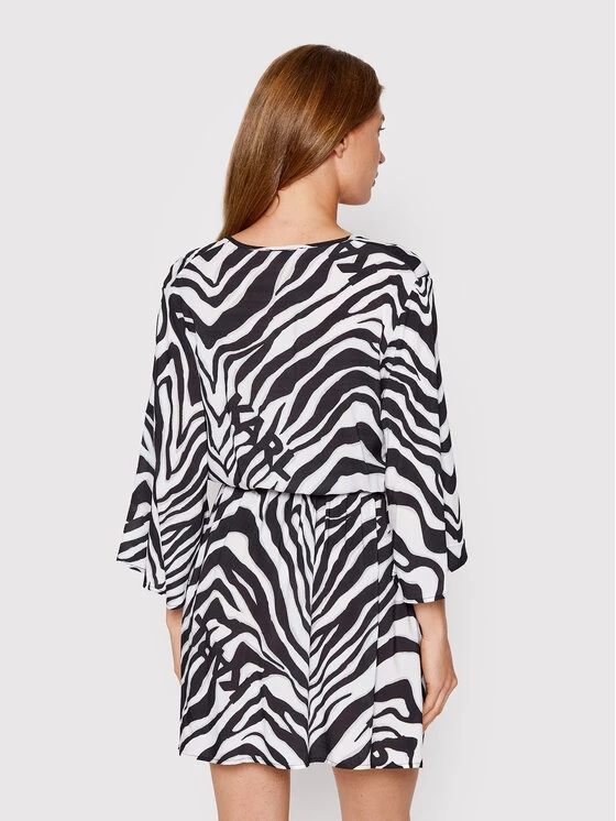 KARL LAGERFELD Γυναίκες Καθημερινά Φορέματα Φόρεμα καθημερινό Cover-Up KL22WCU12 Μαύρο Regular Fit Μαύρο 3 KARL LAGERFELD Γυναίκες Καθημερινά Φορέματα Φόρεμα καθημερινό Cover-Up KL22WCU12 Μαύρο Regular Fit Μαύρο - Image 3