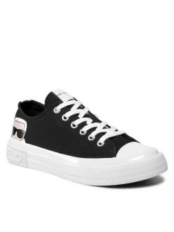 KARL LAGERFELD Γυναίκες Κλειστά Παπούτσια Sneakers KL60310 Μαύρο Μαύρο