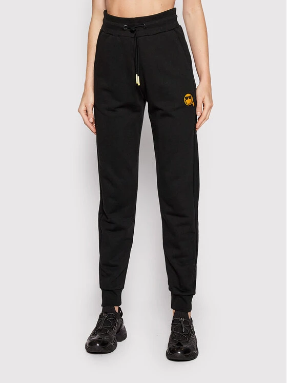 KARL LAGERFELD Γυναίκες Παντελόνια Φόρμας Παντελόνι φόρμας SMILEY WORLD 221W1050 Μαύρο Regular Fit Μαύρο 1 KARL LAGERFELD Γυναίκες Παντελόνια Φόρμας Παντελόνι φόρμας SMILEY WORLD 221W1050 Μαύρο Regular Fit Μαύρο